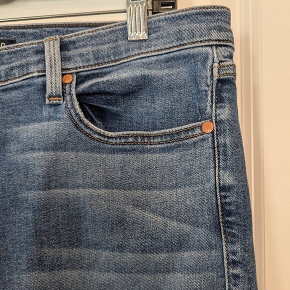 Level 99 Jeans Women's 34 Blue High Rise Skinny Crop Ankle Denim Nostalgic Wash - Picture 7 of 16